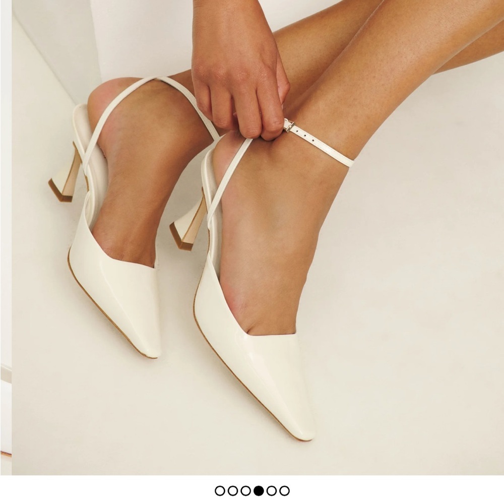 White Reformation Heels